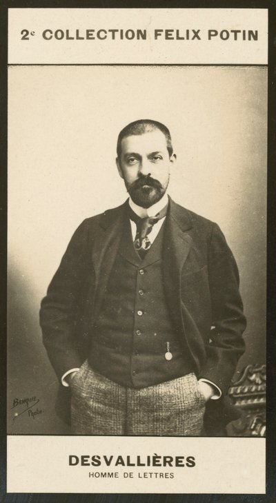 Maurice Desvallieres, Man of Letters by European Photographer