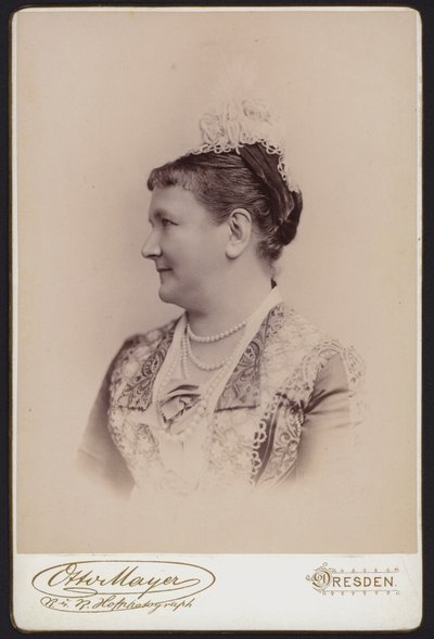 Portrait, Last Queen of Saxony, Formerly Princess Carol of Sweden by European Photographer
