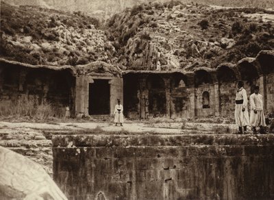Ruins of a Roman Bath in Algeria by European Photographer