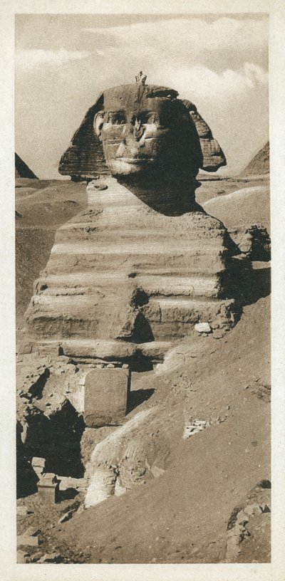 The Great Sphinx on the Giza Plateau, Egypt by European Photographer