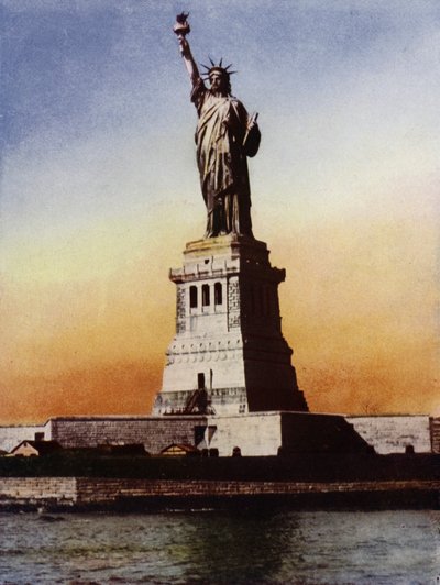 The Statue of Liberty, New York Harbour by European Photographer