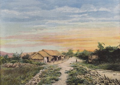 Cochinchinese Village by European Photographer