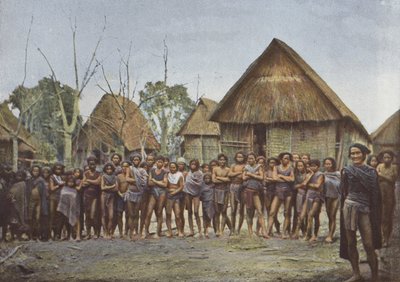 Moi Village and Inhabitants of Kontoai by European Photographer