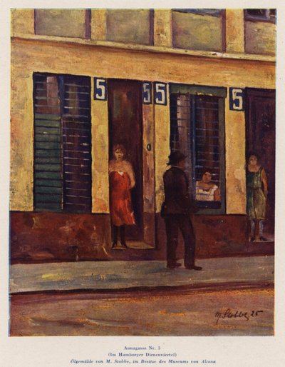 5 Annagasse, in the red light district of Hamburg by European School