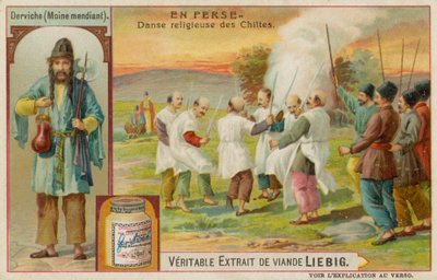 A Dervish and a Religious Dance of Shiite Islam by European School