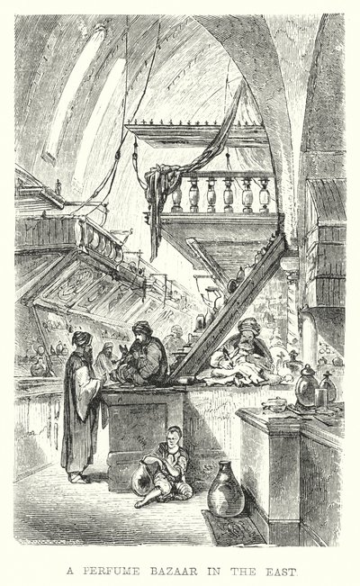 A Perfume Bazaar in the East by European School