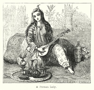 A Persian Lady by European School