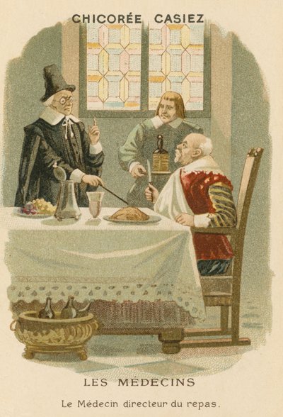 A Doctor Telling a Man What He Should Eat by European School