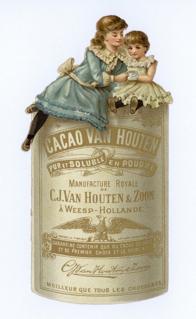 Advertisement for Cacoa Van Houten by European School
