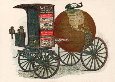 Advertisement for Soapine, "The Dirt Killer" - an American 19th century cleaning product by European School