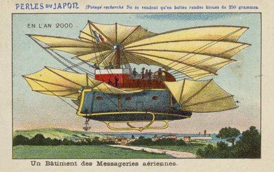 Aircraft of the aerial courier service in the year 2000 by European School
