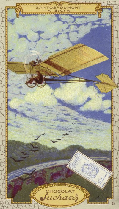 Alberto Santos-Dumont at St Cyr, France by European School