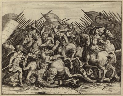 Alexander Fighting Demetrius and Jonathan Fighting Appolonius by European School