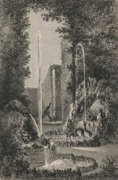 Ancient Labyrinth of Versailles (engraving) by European School