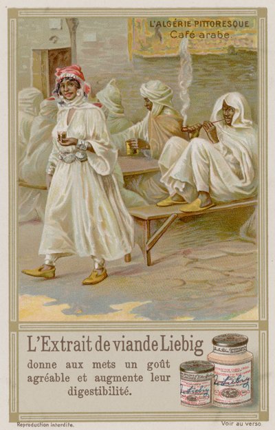 Arabic cafe in Algeria by European School