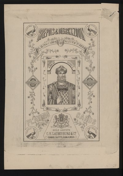 Artwork for Playing Cards by European School