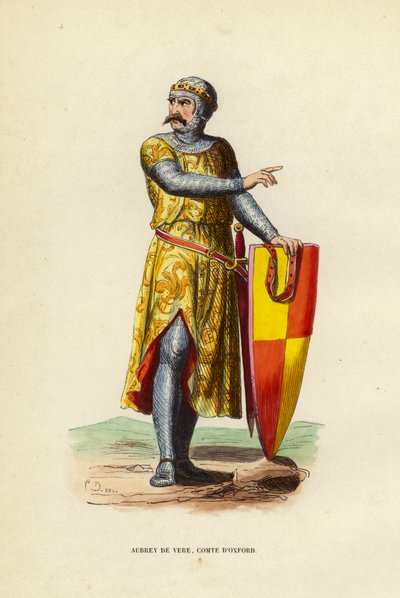 Aubrey De Vere, Earl of Oxford by European School