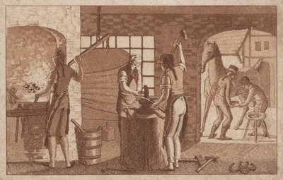 Blacksmiths by European School