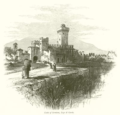Castle of Sermione, Lago di Garda by European School