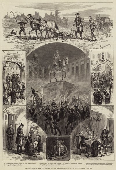 Celebration of the Centenary of the Emperor Joseph II in Vienna by European School