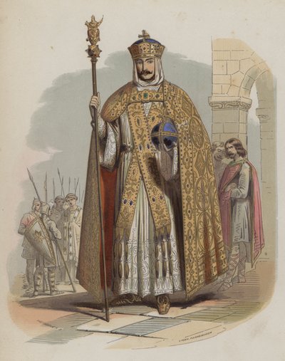 Charlemagne, Frankish King and Holy Roman Emperor by European School