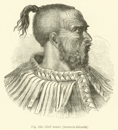 Maori Chief, New Zealand by European School