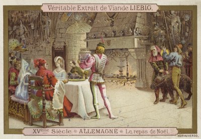 Christmas Feast, Germany, 15th Century by European School