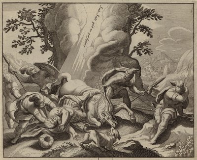 Conversion of St Paul on the road to Damascus by European School