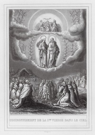 Coronation of the Virgin Mary in Heaven by European School