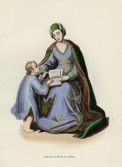 Lady from the End of the 15th Century by European School