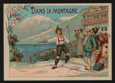 In the Mountains by European School