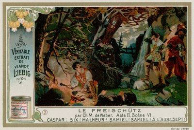 Der Freischutz: Caspar and Samiel by European School