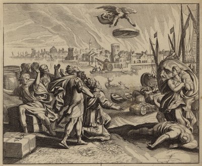 Doom of Babylon by European School