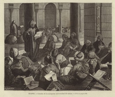 Egypt - Chair of the Mosque of Al-Azhar University by European School