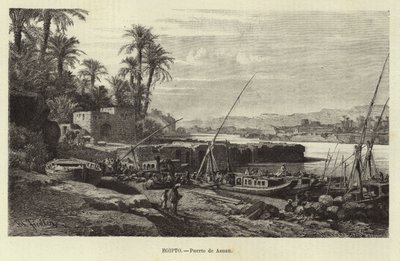 Egypt - Port of Aswan by European School