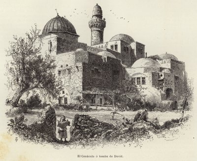 The Cenacle or Tomb of David by European School