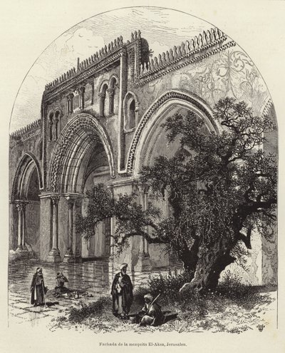 Facade of the El-Aqsa Mosque, Jerusalem by European School