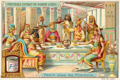 Feast under the pharaohs of Ancient Egypt by European School