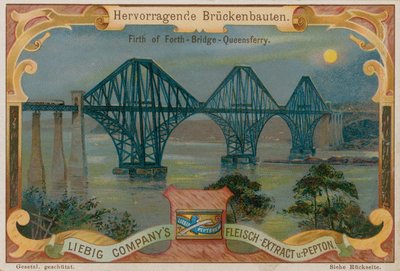 Forth Bridge over the Firth of Forth, Scotland by European School