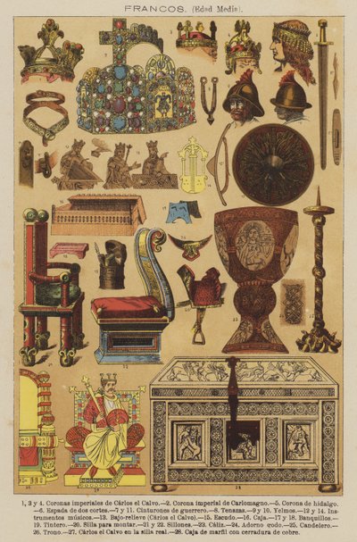 Franks, Middle Ages by European School