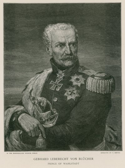 Gebhard Leberecht von Blucher, Prince of Wahlstadt by European School