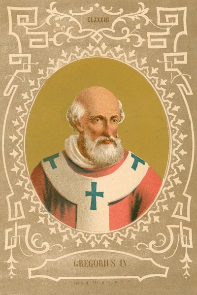 Gregorius IX by European School
