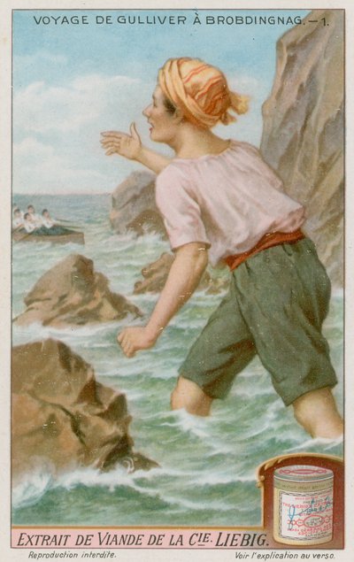 Gulliver is Abandoned by His Companions on Brobdingnag by European School