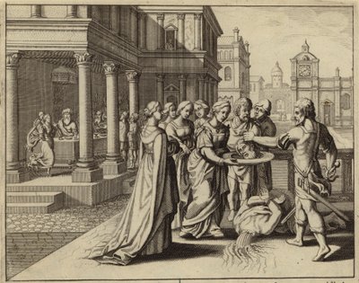 Herodias Receiving the Head of John the Baptist by European School