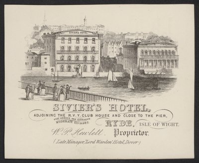 Hotel Trade Card by European School