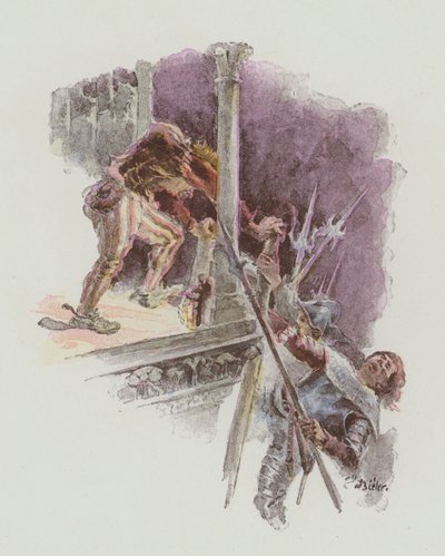 Illustration for Notre-Dame de Paris by Victor Hugo by European School