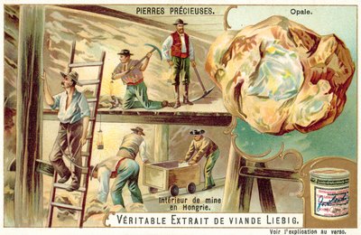 Interior of an Opal Mine in Hungary by European School
