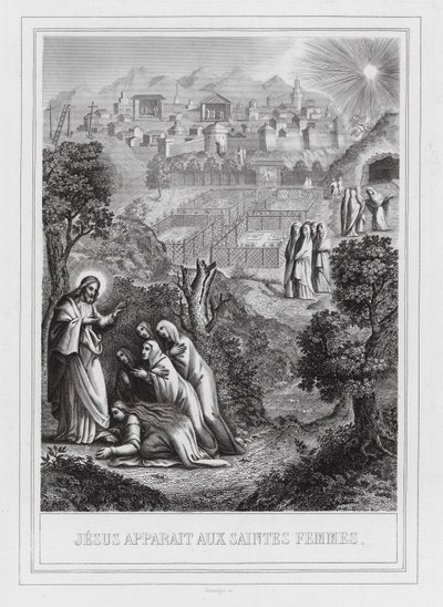 Jesus Appears to the Holy Women by European School