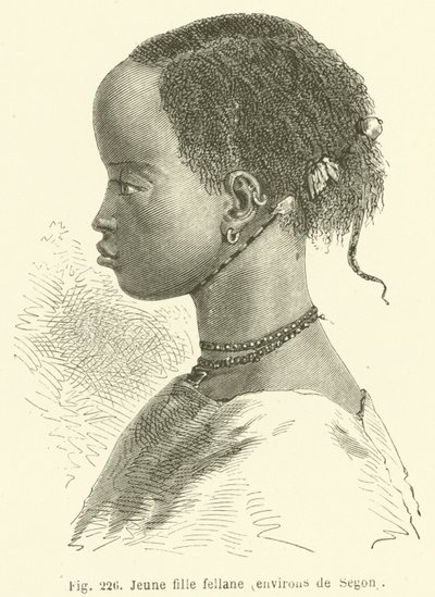 Young Fellane Girl, Environs of Segon by European School