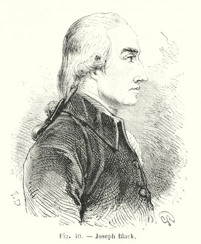Joseph Black (engraving) by European School